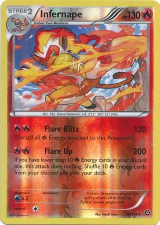 Steam Siege Infernape #20/114 reverse holo